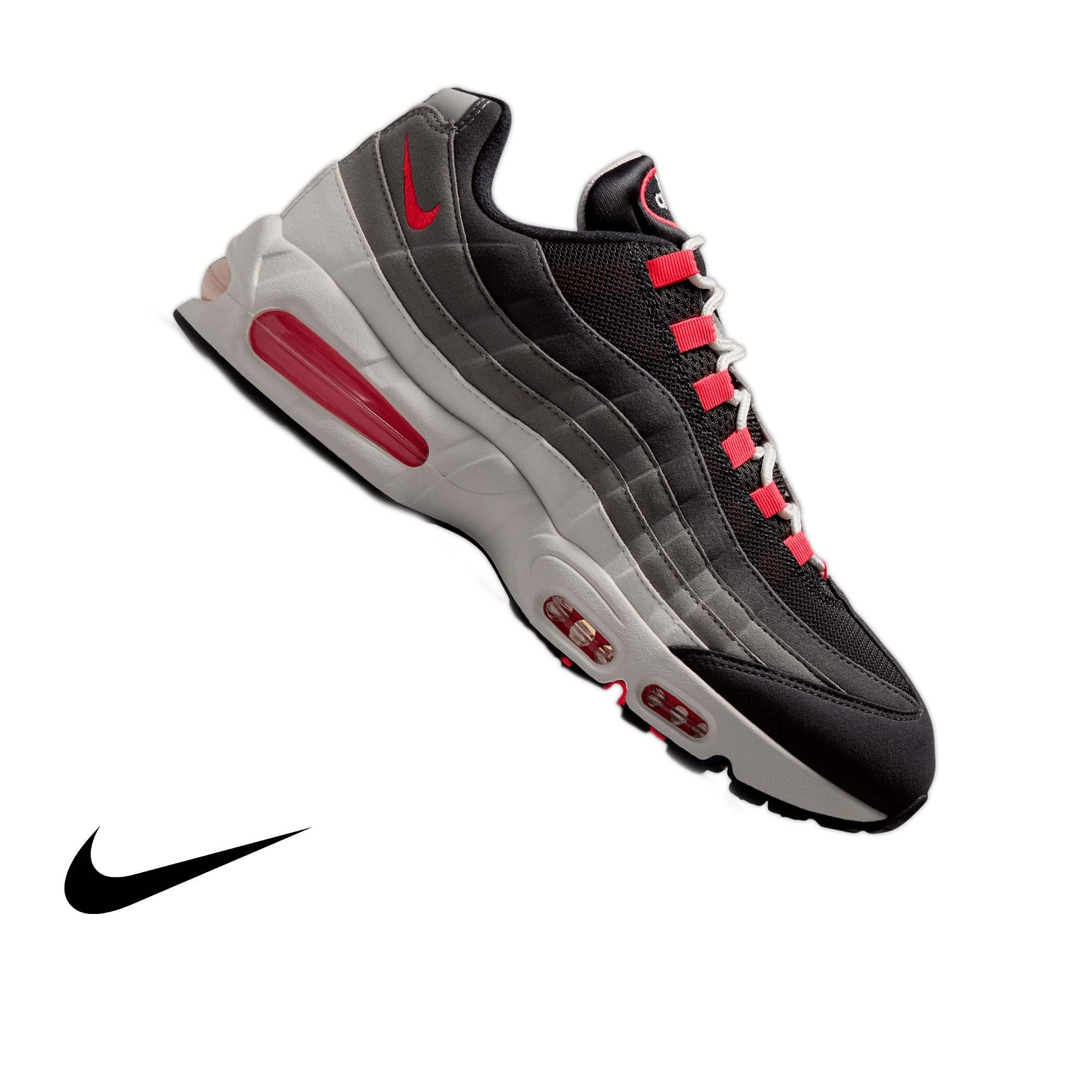 Nike Air Max 95 Big Bubble Premium "Solar Red" Men's Shoe - ANTHRACITE/SOLAR RED/LT GRAPHITE